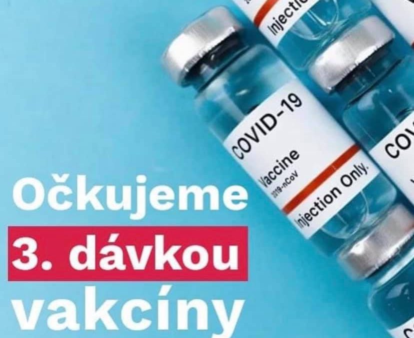 Očkovanie 3. dávkou